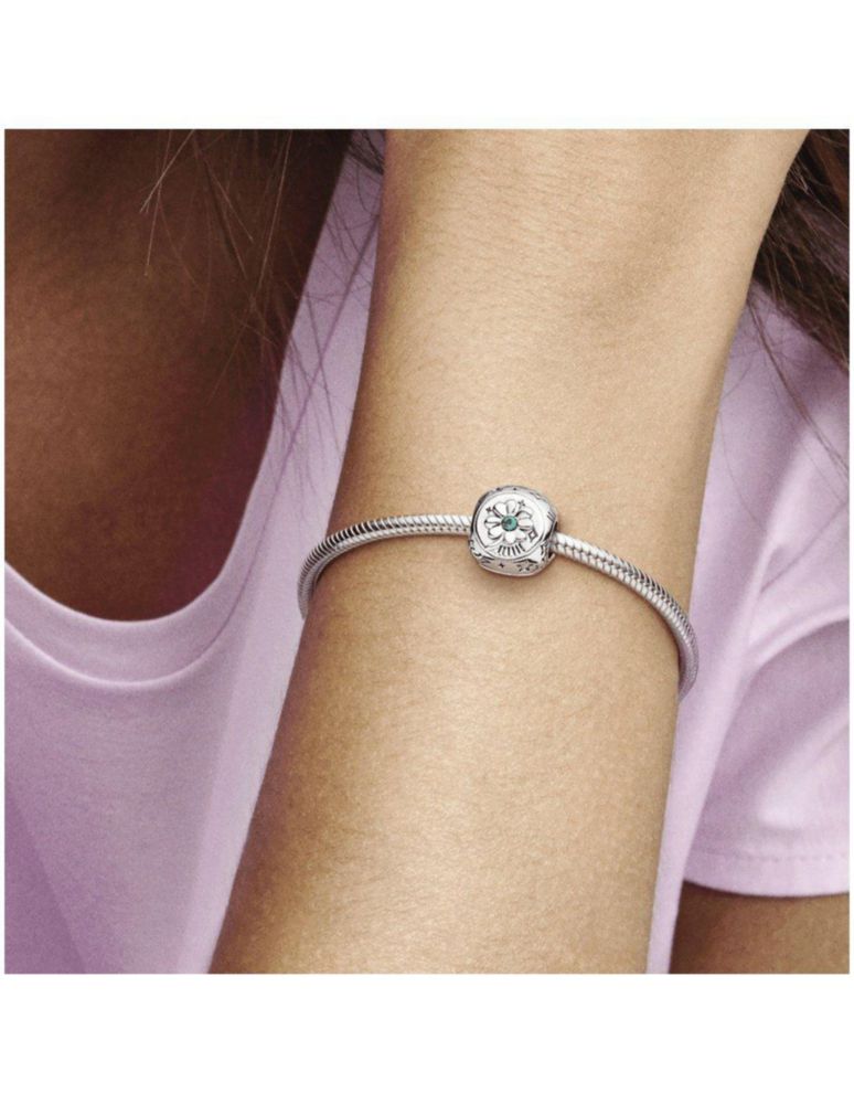 Charm Sujetador Dije de Pandora 790100c01 De Tres Lados Trébol Herradura
