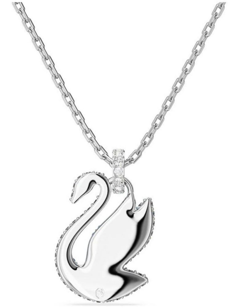 Colgante Collar de Swarovski 5660594 Iconic Swan Cisne Azul Baño