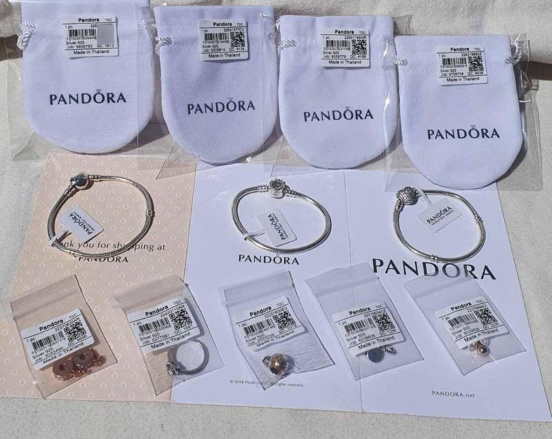 Collar Colgante de Pandora 390059c01 Barras Brillante Pavé Joya