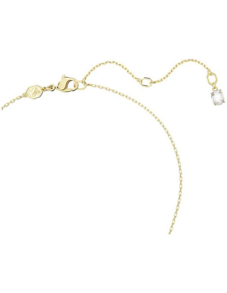 Collar Colgante Swarovski 5668820 Dextera Bucle Entrelazado Blanco