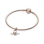 Charm Dije Sujetador de Pandora 788828c01 Colgante Con Las Letras