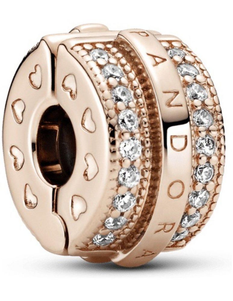 Charm Sujetador Dije de Pandora 789042c01 Charm Sujetador Dije Líneas De Pavé