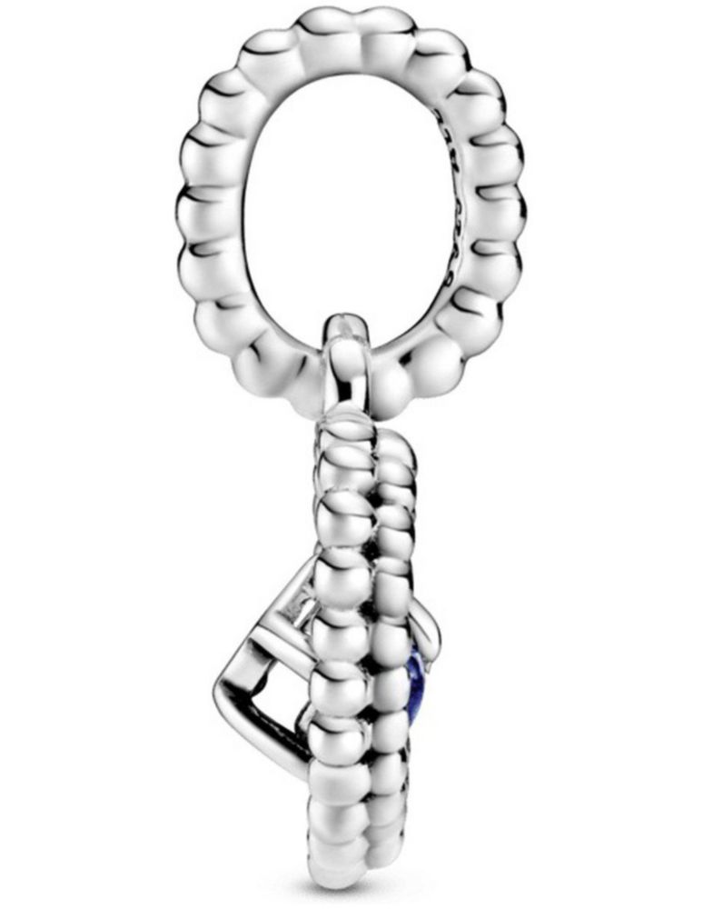 Charm Dije Sujetador de Pandora 798854c12 Colgante Corazón De Abalorio Azul
