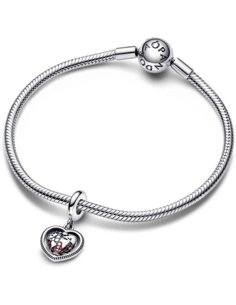 Charm Sujetador Dije de Pandora 792240c01 Colgante De Familia Globo Terráqueo