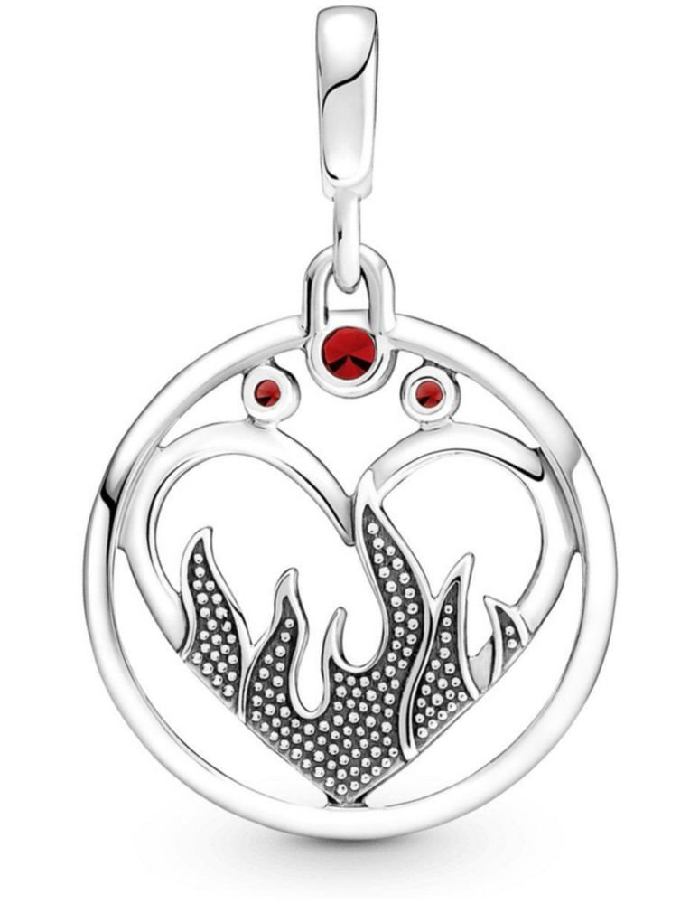 Charm Sujetador Dije Medallón Fuego Interior de Pandora 799674c01 Me Joya Original