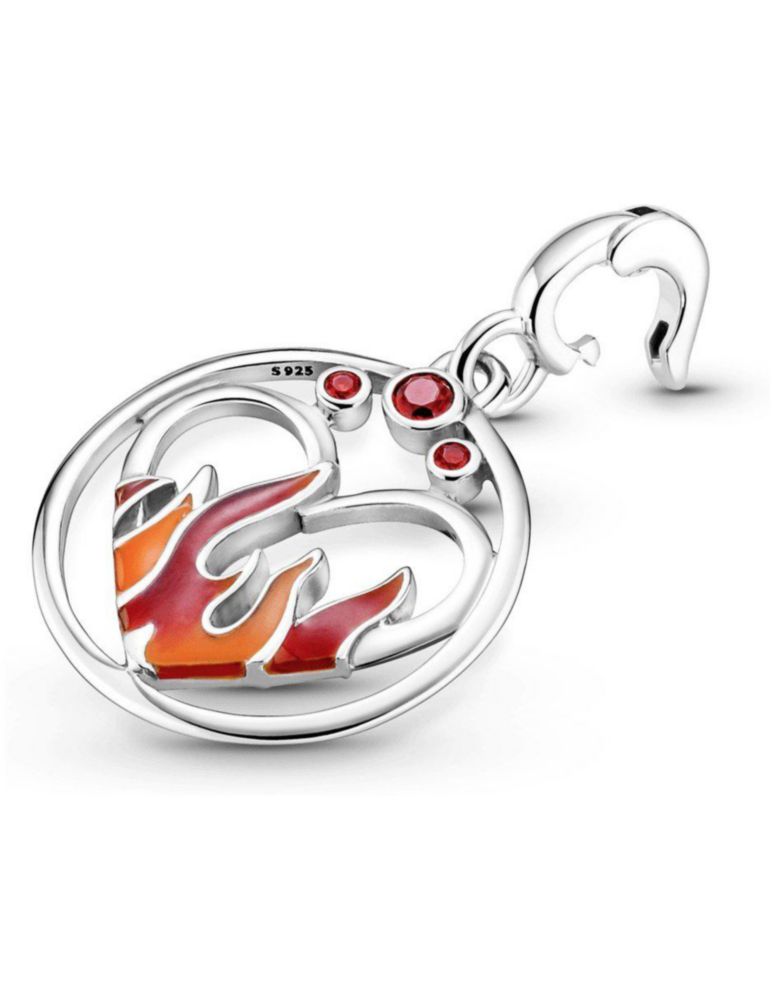 Charm Sujetador Dije Medallón Fuego Interior de Pandora 799674c01 Me Joya Original