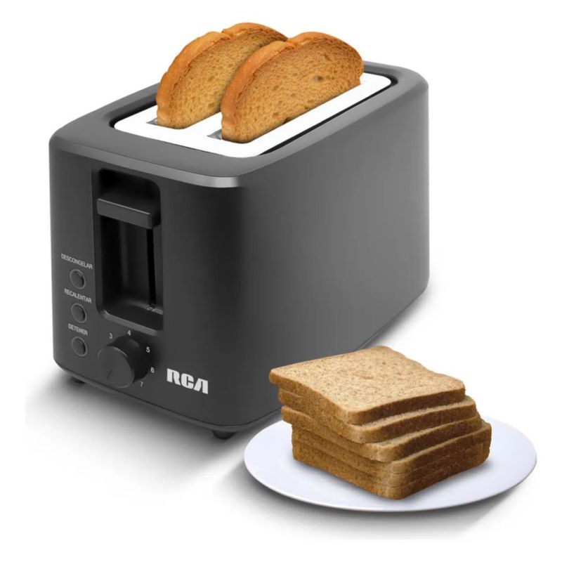 Tostador De Pan Con 6 Niveles De Intensidad Color Negro