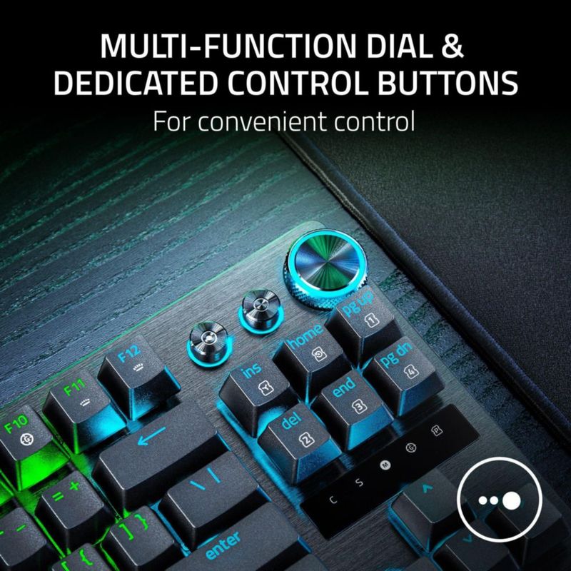 Teclado para juegos Razer Huntsman V3 Pro TKL Analógico Óptico Negro