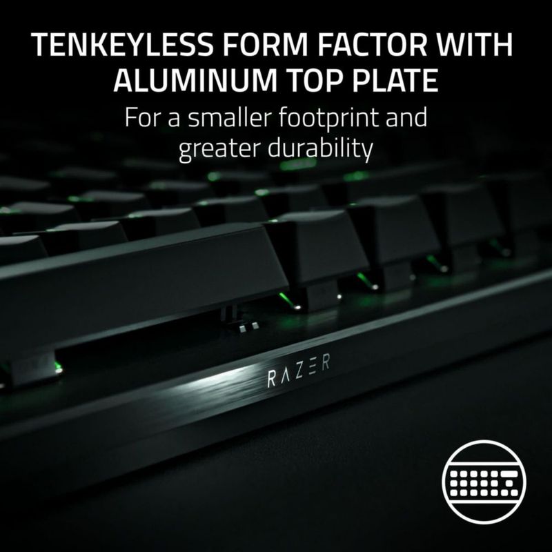 Teclado para juegos Razer Huntsman V3 Pro TKL Analógico Óptico Negro