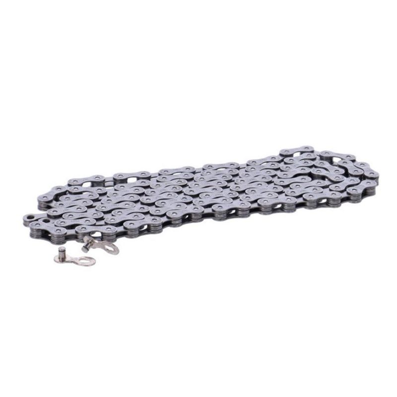 Cadena de rodillos SunRace 9 velocidades 116 eslabones gris