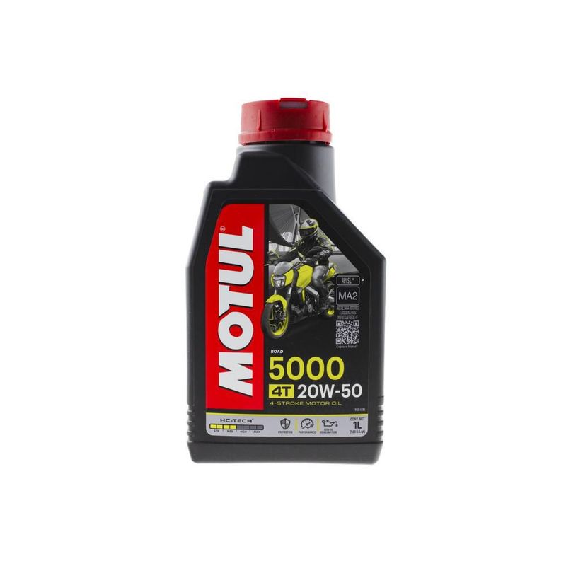 ACEITE MOTUL MOTO SEMISIN HC-TECH 5000 4T 20W50 1LT 110205