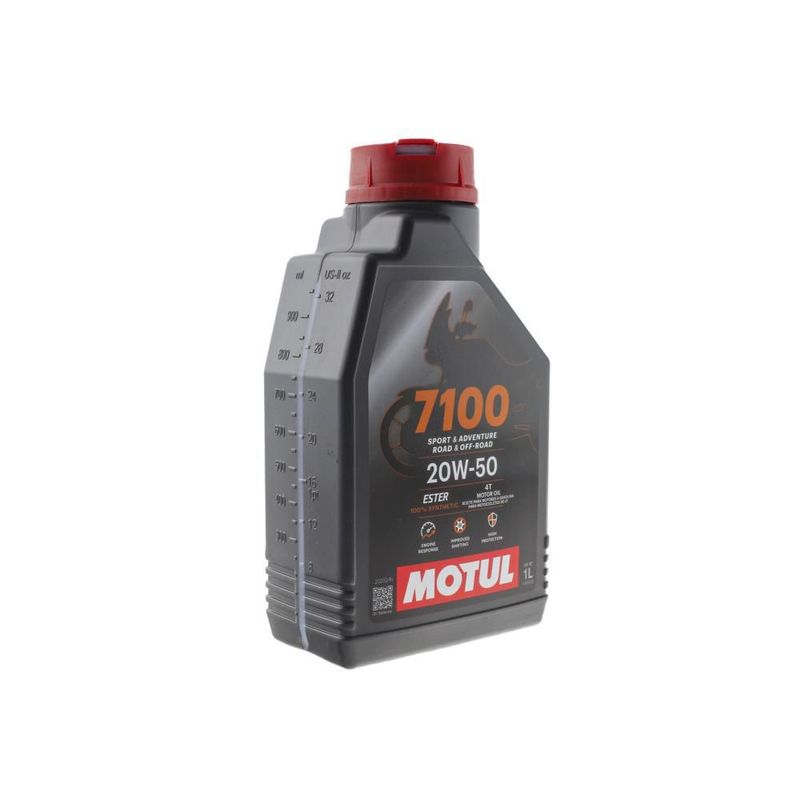 ACEITE MOTUL MOTO SINTETICO 7100 4T 20W50 1LT 104103