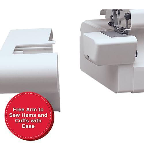 Máquina de overlock Serger SINGER S14-78 de 2 a 3 puntos color blanco