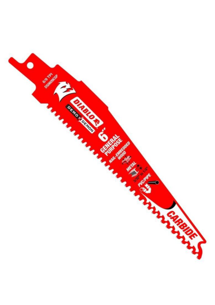 Hojas de sierra Diablo DS0609CGP3 15 cm 3 TPI paquete de 3