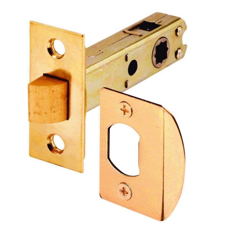 Pestillo para puerta PRIME‑LINE de acero con acabado en latón – 25 cm