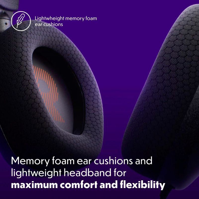 Auriculares para videojuegos JBL Quantum 100M2 con cable y micrófono negros