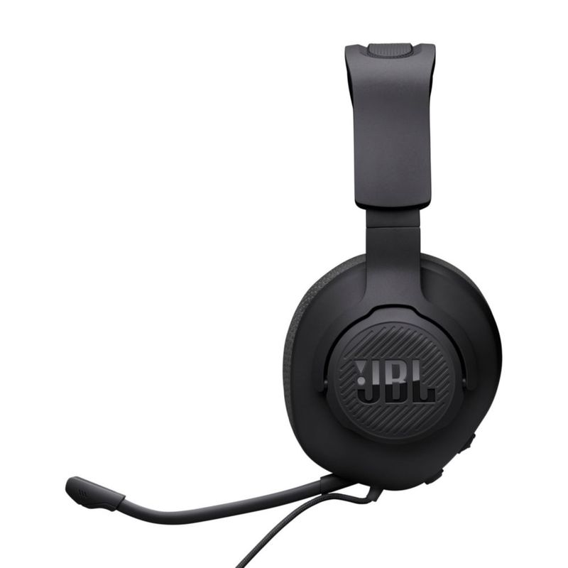 Auriculares para videojuegos JBL Quantum 100M2 con cable y micrófono negros