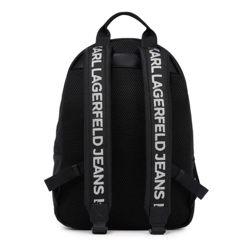 Mochila Karl Lagerfeld Jeans Essential Nylon Negra