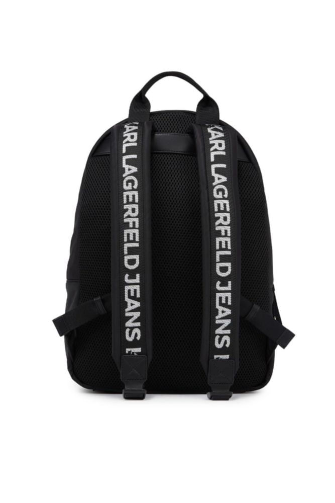 Mochila Karl Lagerfeld Jeans Essential Nylon Negra