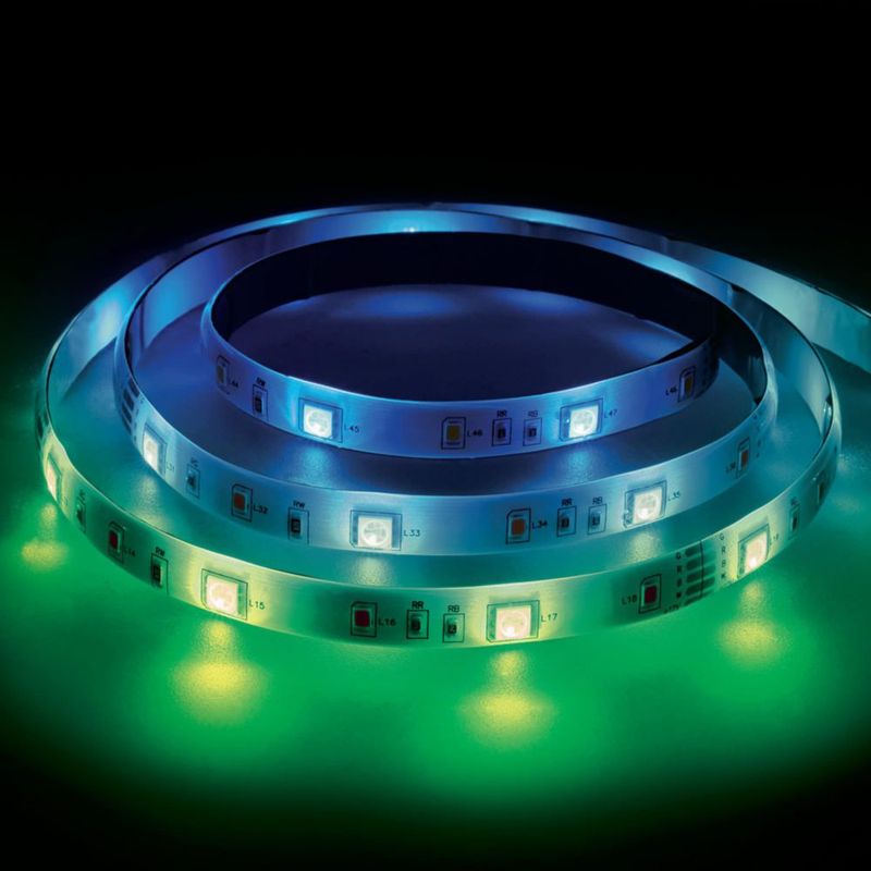 Tira de luces LED reactivas al sonido XTREME de 5 m con control remoto