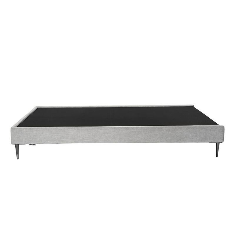 Cabecera Aria+ Base Cama Slim Bond Ash Plata Individual Dicasa CDZ