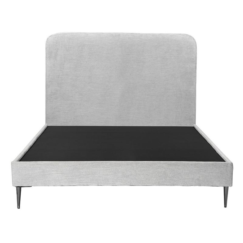 Cabecera Aria+ Base Cama Slim Bond Ash Plata King Size Dicasa CDZ