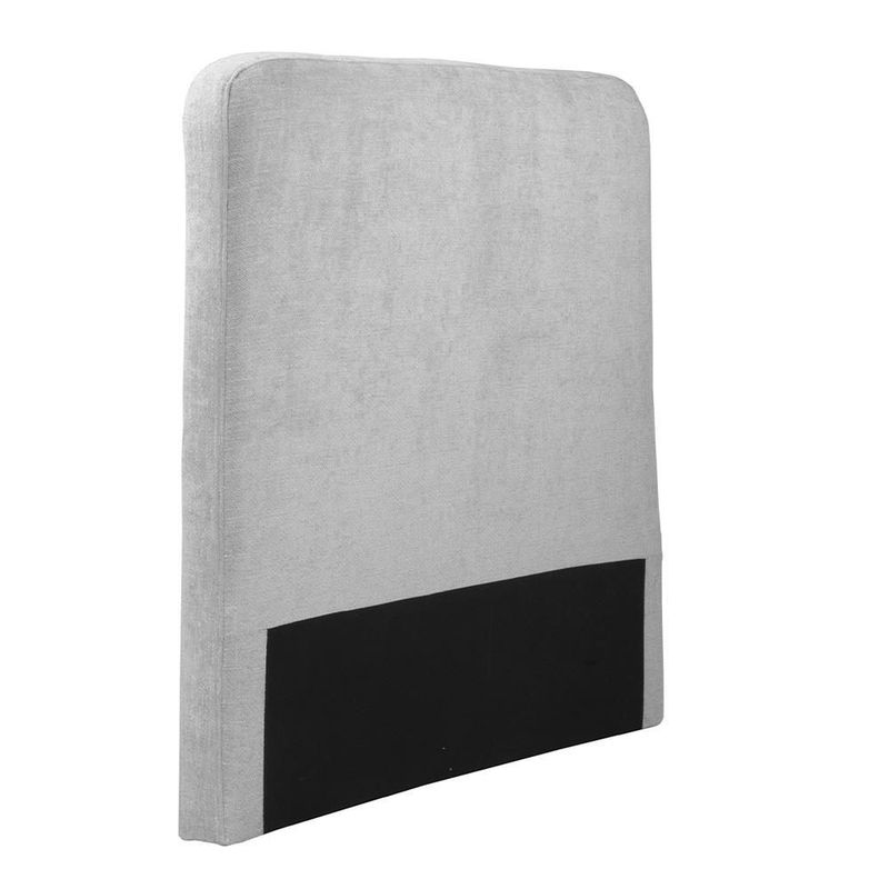 Cabecera Aria+Base Cama Bond Ash Plata Queen Size Dicasa CDZ