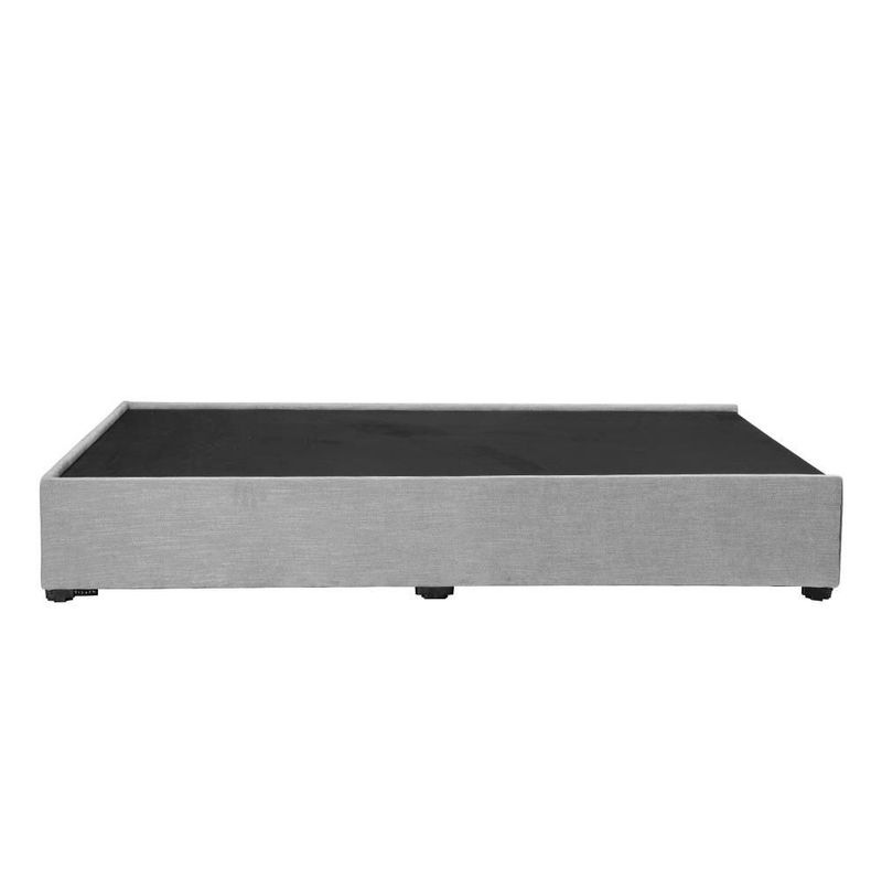 Cabecera Aria+Base Cama Bond Ash Plata Queen Size Dicasa CDZ