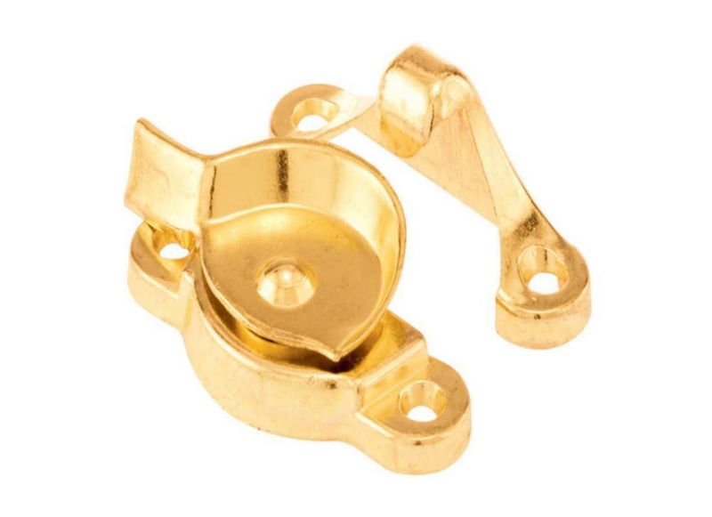 Ventana de madera de doble hoja Lock PRIME-LINE F 2574 de latón