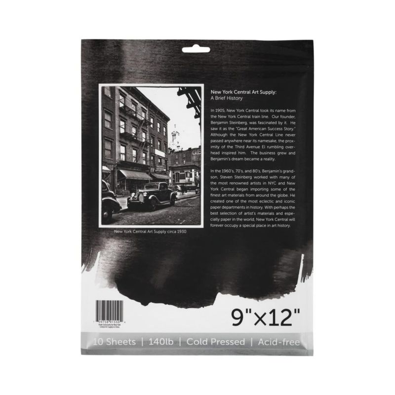 Papel de acuarela New York Central 23 × 30 cm 10 hojas