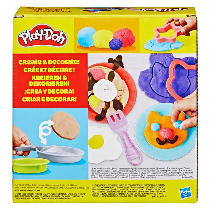 Juego de tortitas Play-Doh Kitchen Creations Flip 'n con 14 unidades