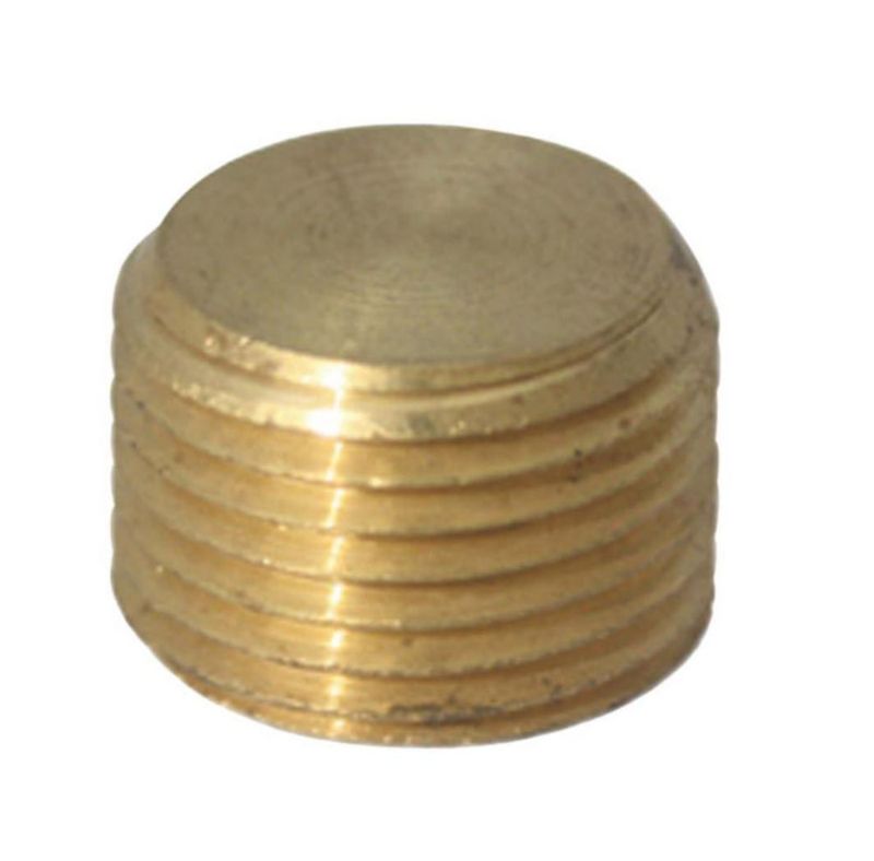 Tapón empotrado MPT de latón HOMEPLUS+ de 1/4 pulgadas