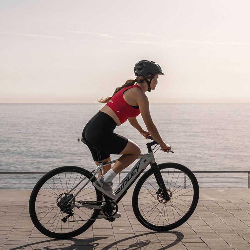 Asiento de bicicleta Ergon SF Sport Gel negro para mujer
