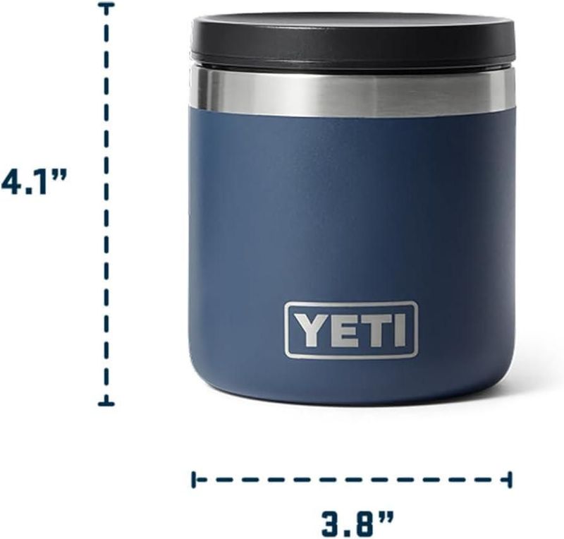 Tarro de alimentos YETI 240 ml de acero inoxidable con tapa hermética