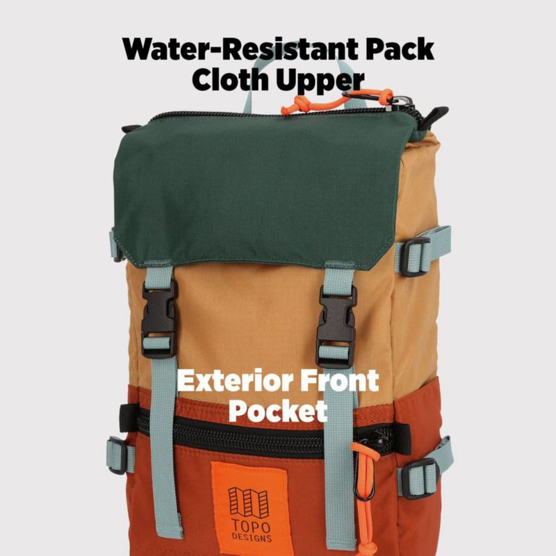 Mochila Topo Designs Rover Mini 10 L Bosque/Dorado