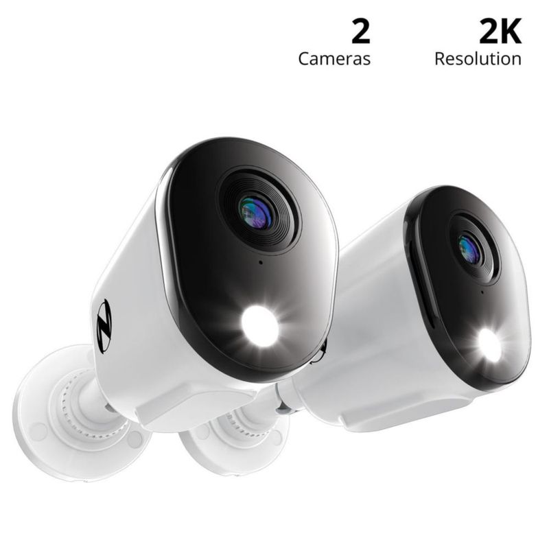 Cámaras de seguridad Night Owl SP Wired 2K Deterrence paquete de 2
