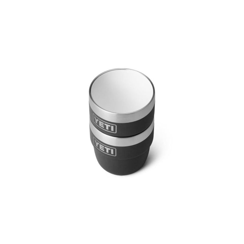 Taza YETI Rambler de acero inoxidable con aislamiento al vacío de 120 ml paquete de 2