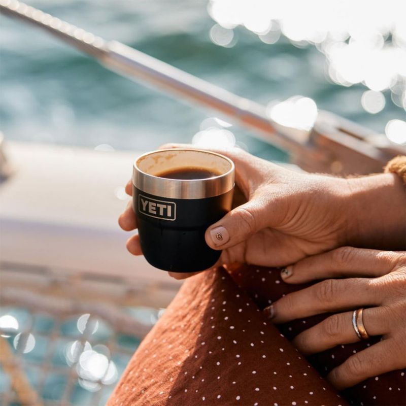 Taza YETI Rambler de acero inoxidable con aislamiento al vacío de 120 ml paquete de 2