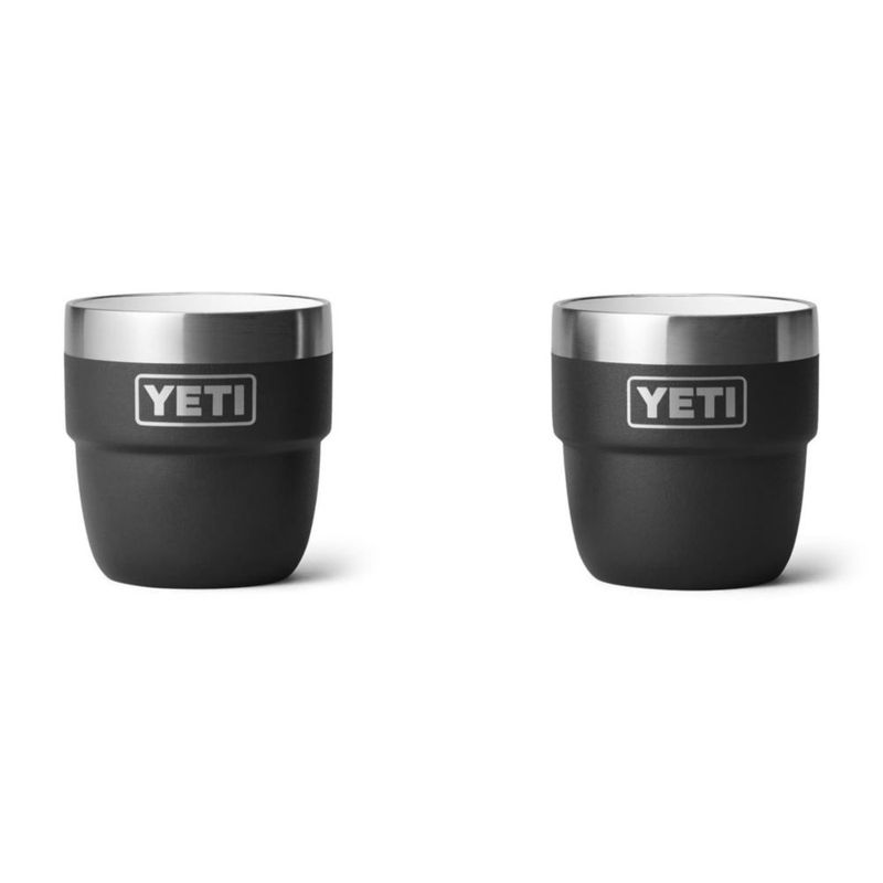 Taza YETI Rambler de acero inoxidable con aislamiento al vacío de 120 ml paquete de 2