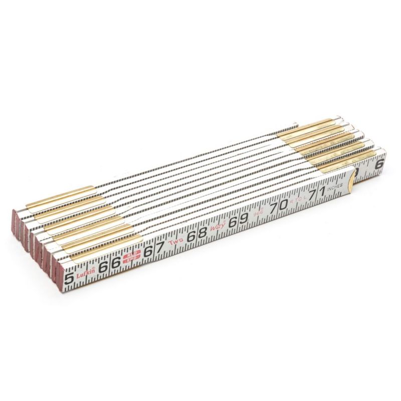 Regla Lufkin 966N de madera bidireccional de 16 cm x 18 m