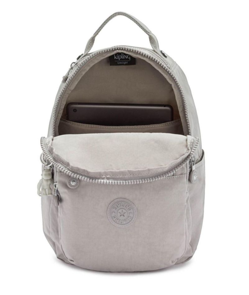 Mochila Kipling SEOUL S gris 35x255x16 cm 05 kg