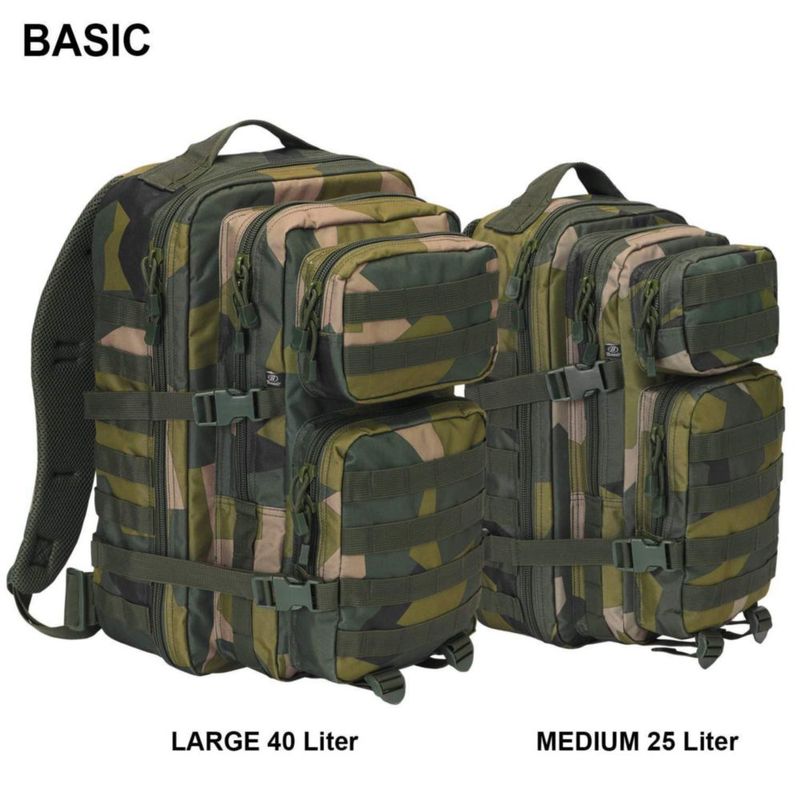 Mochila Brandit US Cooper Mediana Camuflaje M90