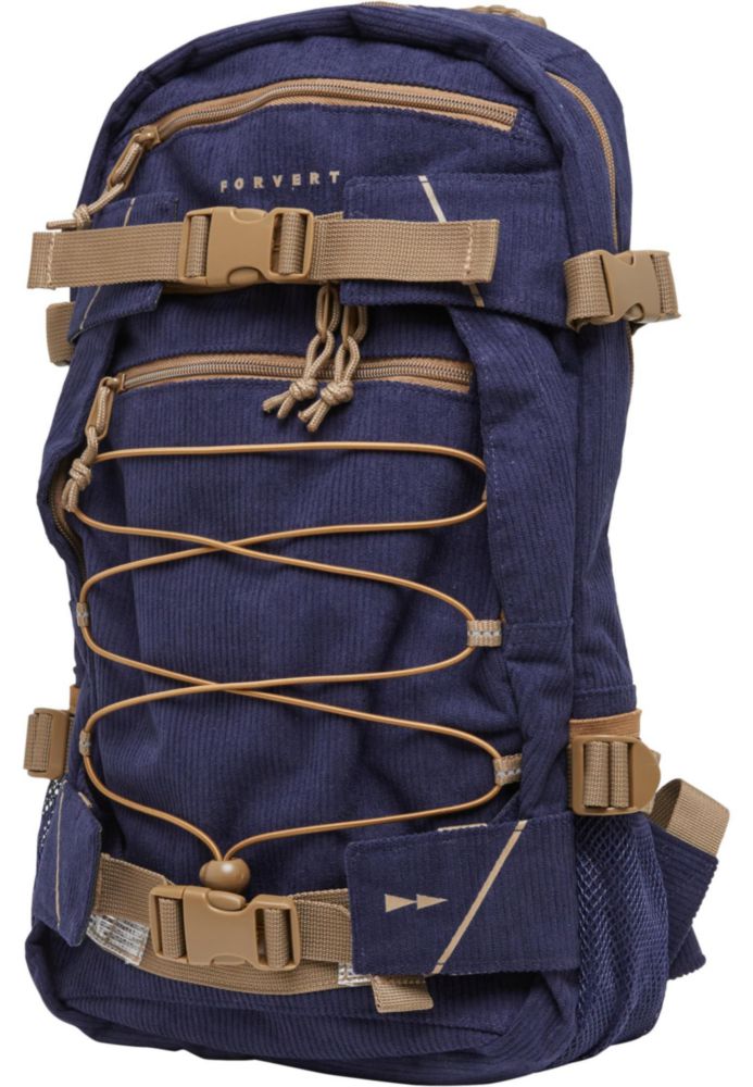 Mochila Unisex Forvert Cord Louis Azul Marino Casual