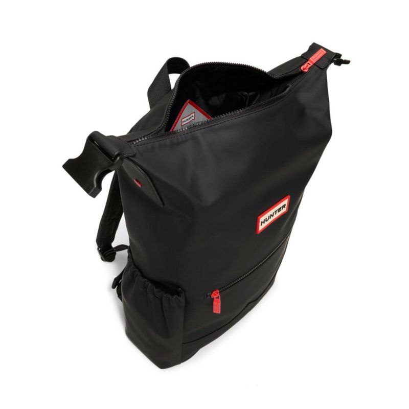 Mochila Hunter Grande 34x18x39 cm Negro Liso