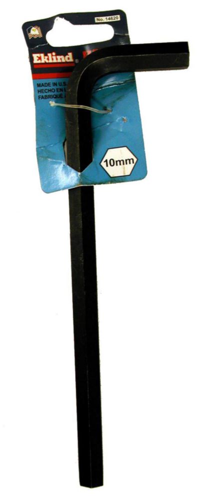 Llave Eklind Tool 14620 de 10 mm de largo hexagonal en L 17 cm