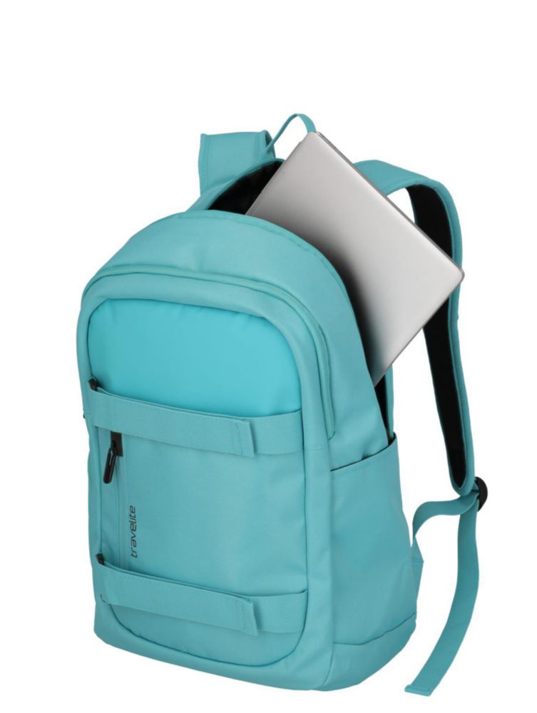 Mochila Travelite 48 cm para portátil 17" Aqua reciclada