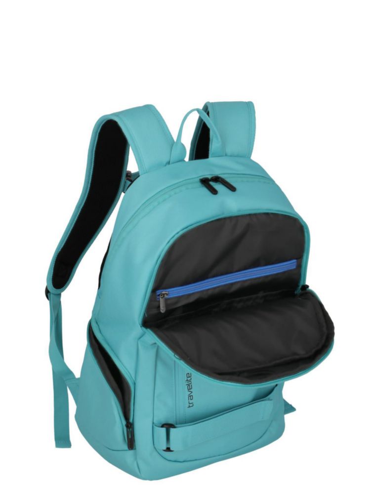 Mochila Travelite 48 cm para portátil 17" Aqua reciclada
