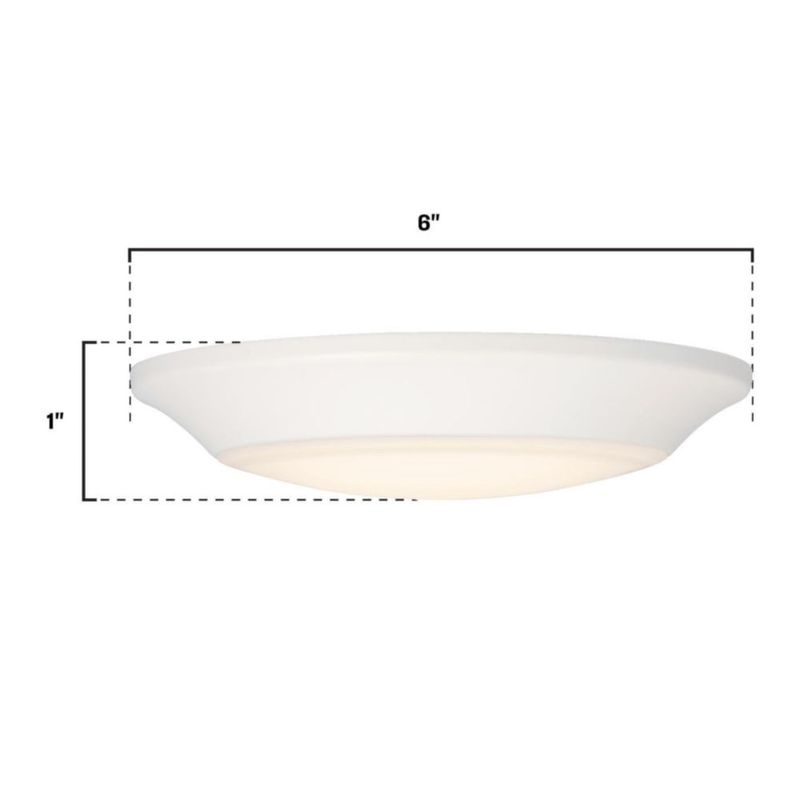 Luminaria Westinghouse 6133700 Makira LED de 15 cm y 11 W