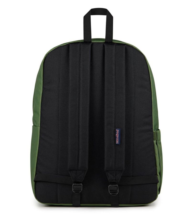 Mochila JanSport Superbreak duradera y ligera color verde