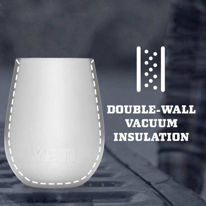 Vaso de vino YETI Rambler de acero inoxidable con aislamiento al vacío de 300 ml